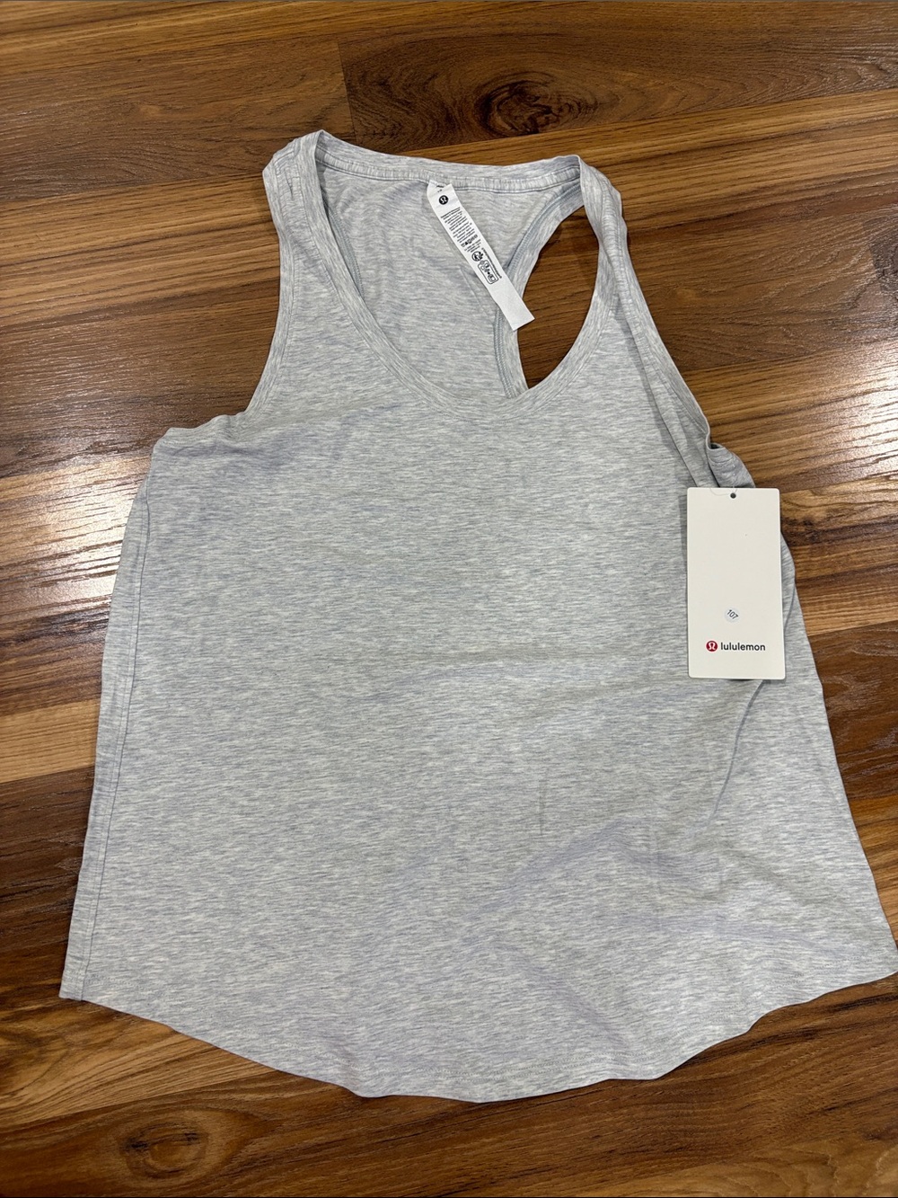 lululemon athletica Light Gray Racerback Tank